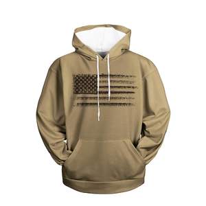 Low MOQ Winter Men's Pullover Hoodies Custom Screen-Printed Fleece 100% Cotton Unisex Oversized Drop Shoulder Casual Hoodies - Product Image 5