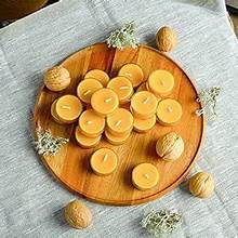 MINI BOUGIE À LAMPE PARFUMÉE À LA MAIN FABRIQUÉE À PARTIR DE CIRE DE SOJA NATURELLE ET D'EXTRAIT DE FEUILLE DE TERMINALIA CATAPPA - Product Image 3