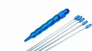 Nouvelle arrivée Ensemble d'outils de soin de liposuccion de 5 pièces Poignée en titane réutilisable Aiguille de transfert de graisse Matériau en acier et métal - Product Image 6