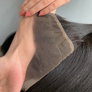 Precio al por mayor de encaje suizo HD de encaje Cierre de cabello humano y frontal crudo sin procesar para las mujeres - Product Image 1