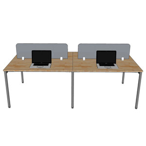 OMA II Steel <b>Legged</b> 240x120cm <b>Foldable</b> Office Furniture <b>Table</b> for Office & Hospital-HBOM211 - Product Image 3