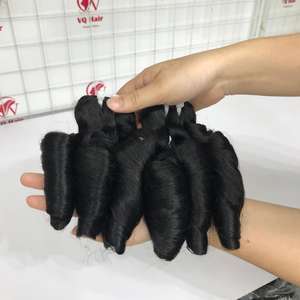 Haute qualité 100% Vietnam Remy Extensions de cheveux prix de gros Bouncy Curly Machine Double trame VQ cheveux Extensions de cheveux humains - Product Image 1