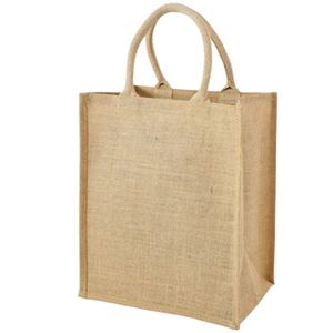 Bas quantité minimale de commande grand sac de plage fourre-tout en toile de jute écologique naturel personnalisé imprimé en toile de jute avec logo en gros - Product Image 4