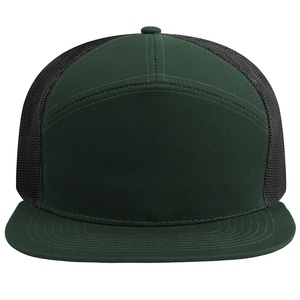 High Quality 6-Panel <b>Hip</b> Hop Snapback Hats for Men Custom Embroidery and Logo Plain Mesh Baseball Trucker Caps - Product Image 2