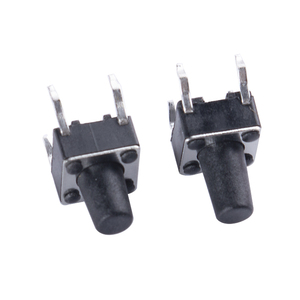 Membrane de clavier carrée noire en caoutchouc avec fil pour bouton de contrôleur de jeu 2 broches – Pièce de rechange - Product Image 3
