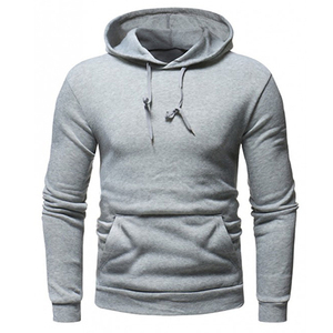 เสื้อฮู้ดและสเวตเตอร์แบบสวมหัวมีฮู้ดผ้าฝ้ายสำหรับผู้ชายขนาดใหญ่พิเศษปักโลโก้ได้ตามต้องการดีไซน์ใหม่ - Product Image 1