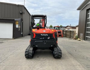Mini-excavatrice sur chenilles Kubota U55-5, excavatrice compacte à rotation zéro pour la construction agricole - Product Image 4