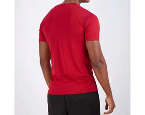 Camiseta de entrenamiento de gimnasio para hombre de estilo Vintage 2025, Camiseta deportiva de punto transpirable de secado rápido de 220 gramos, logotipo estampado por sublimación personalizado - Product Image 5