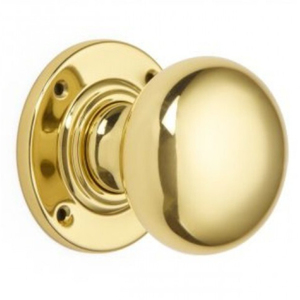 Bouton de porte en laiton massif de qualité supérieure avec poignée de porte dissimulée Fix Rose Classic Beehive Design pour intérieurs traditionnels et modernes - Product Image 4