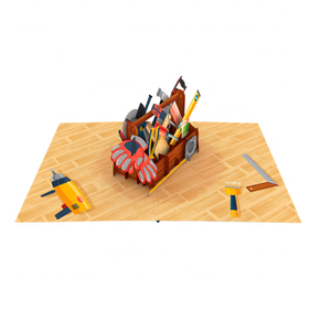 Best Selling <b>Pop</b>-Up Cards for Birthday Christmas Valentine's Day Souvenir Made Paper Gift Greeting Inspired Love Style Vietnam - Product Image 5