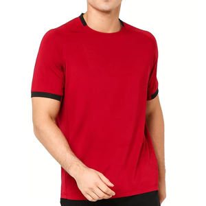 Vente en gros de t-shirts pour hommes t-shirt d'été uni en coton de haute qualité avec impression de logo personnalisé t-shirts pour hommes - Product Image 2