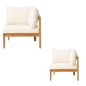 Muebles de jardín modernos de lujo, sofá Seccional de madera de teca para exteriores para Hotel, listo al mejor precio de fábrica, fabricante de Indonesia - Product Image 3