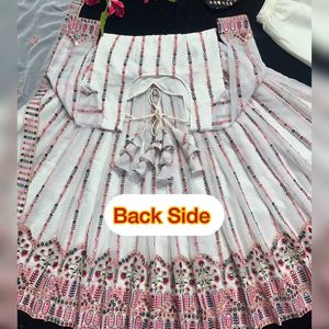 <b>Presenting</b> New Designer Faux Georgette Beautiful Sequence With Embroidery Gown and Side Embroidery Lace Border Dupatta - Product Image 4