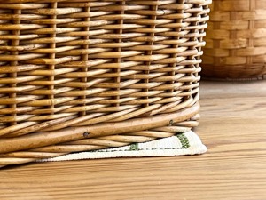 Vintage <b>Wicker</b> Rattan Eco-Friendly Handmade Storage <b>Baskets</b> Bottle <b>Basket</b> <b>Handle</b> Modern Multifunction Design Artex Green Earth - Product Image 5