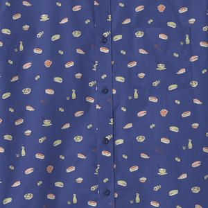 Chemises d'été décontractées imprimées pour hommes avec manches courtes Broderie personnalisée Logo Tag Label And Branding For Streetwear - Product Image 3