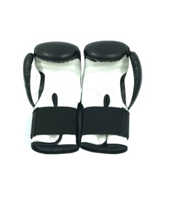 Leather Boxing Gloves Smooth Interior Skin Friendly Hook and Loop Closure Adjustable <b>Wrist</b> <b>Strap</b> Durable Daily Use for Training - Product Image 2