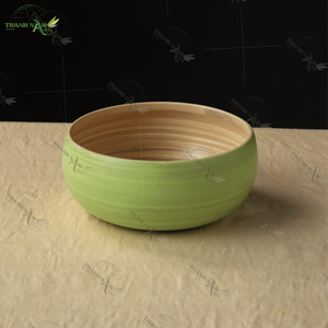 Classic High Quality Customized Eco-Friendly <b>Disposable</b> Bamboo Round Large Capacity 0.01kg Home Party Use Storage Bowl <b>Tableware</b> - Product Image 3