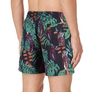 Shorts de Baño para Hombre, Estilo Urbano, 100% Algodón, Elásticos en 4 Direcciones, Estampado Sólido, Cintura con Cordón, Ecológicos, Servicio OEM, Uso Diario - Product Image 6