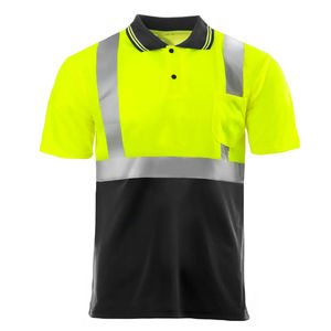 Good Quality High Visibility <b>Reflective</b> <b>Safety</b> T-Shirt Men's <b>Clothing</b> Workwear <b>Safety</b> <b>Reflective</b> T-Shirt With Pocket - Product Image 1