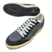 Baskets basses urbaines en cuir véritable pour hommes, avec design de bout renforcé, chaussures de marche confortables, semelle souple, fermeture à lacets, pour usage quotidien et décontracté