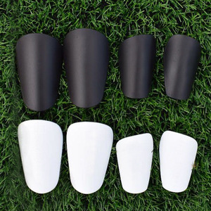 Custom OEM Black Small Shin pad maniche equipaggiamento protettivo lungo da calcio Mini <span class=keywords><strong>parastinchi</strong></span> da calcio - Product Image 1