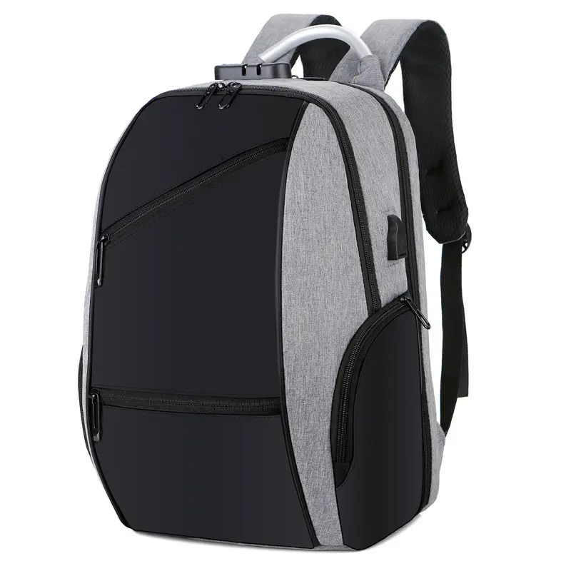 customized laptop bag backpack 15 17 inch business travel nylon waterproof anti-theft laptop backpack bag with usb charging port