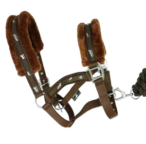 Ensemble de licol pour cheval en nylon et PP de style occidental, toutes tailles, avec rembourrage en fourrure, équipement équestre, logo personnalisé MH Global Exports MH-HL-28 - Product Image 2