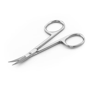 Ciseaux à cuticules professionnels 2026 HOT, pointe extra-affûtée, manche pliable en acier, fabriqués au Pakistan, pour un coupement précis des ongles. - Product Image 4