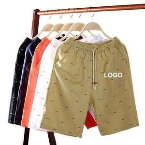 100% algodón corto todos los tamaños Pantalones deportivos verano Casual playa pantalones cortos en blanco Hombre logotipo personalizado texto personalizado DDP envío - Product Image 1