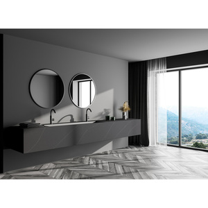 Custom Kitchen and Bathroom Vanity Tops Calacatta Quartz Natural Stone Countertops Carrara Calacata Hotel Project Prefab Cut - Product Image 1