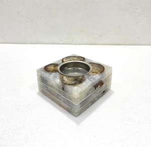 Quemador de Incienso Bakhoor con Incrustaciones de Resina Epoxi de Diseño Creativo, Elegante Decoración para el Hogar y la Oficina, Difusor de Aromaterapia, Regalo Perfumado - Product Image 1