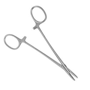 คีมหนีบห้ามเลือดสแตนเลสคีมผ่าตัดคีมหนีบข้อศอกตรงปลายเข็ม - Product Image 4