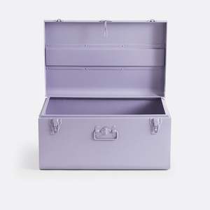 Boîte de rangement galvanisée avec revêtement en poudre idéale pour une utilisation intérieure décorative dans l'organisation du couloir ou de l'entrée du salon - Product Image 3