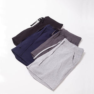 Custom Brand Men's Plus Size Sport Sweat <b>Shorts</b> with Drawstring French Terry Cotton Casual Street Swear Logo Pocket <b>Decoration</b> - Product Image 3