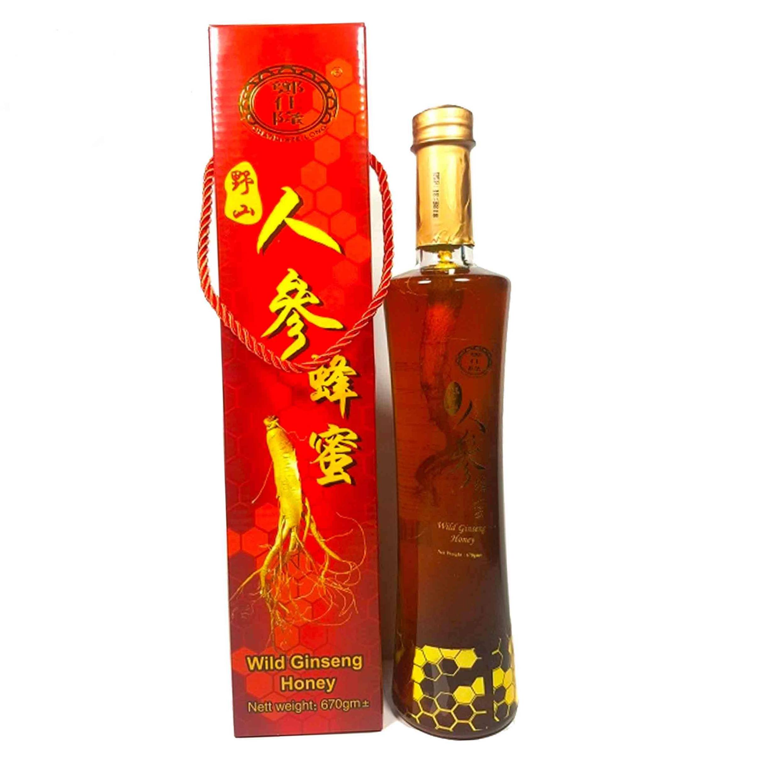 Preferred Wholesales Supplier CHANG SZE LONG Wild Ginseng Honey 670MG Manufacture From Malaysia Red Color Natural Honey