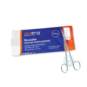 Ciseaux à dissection KILNER 12cm Ciseaux droits émoussés/émoussés Acier inoxydable Fabriqué en AISI 420 - Product Image 3