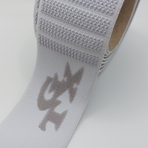 Artículo de seguridad de ropa deportiva de alta calidad hecho en Italia Logotipo de Jacquard personalizable agarre elástico fuerte goma antideslizante para Fitness - Product Image 1