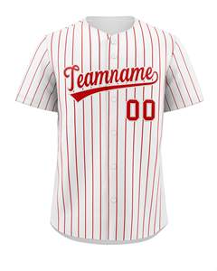 Maillot de Baseball de couleur audacieuse tissu de maille boutonné personnalisé chemise de Softball à séchage rapide nom brodé jeunesse Fit Team USA Style - Product Image 5