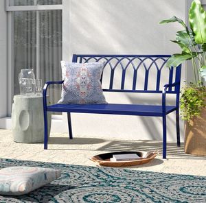 Outdoor <b>Bench</b> <b>Metal</b> Luxury Design for Home Outdoor Furniture Sitting Chair General Place Patio Garden Park Made in India 2023 - Product Image 2