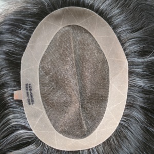 Taz Hair Bangladesh Peluca de cabello humano virgen de alta calidad y tupé de extensión Modelo de Los Ángeles Gris Mezcla Estilo piano - Product Image 5