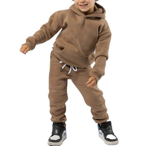 Conjuntos de Jogger para niños, conjunto de Sudadera con capucha personalizado de Material de algodón de alta calidad para niños, conjuntos de ropa para niños pequeños al por mayor, chándal para niños - Product Image 1