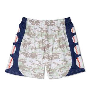 2025 Short de baseball léger de haute qualité pour hommes Softball vierge avec fermeture à cordon - Product Image 2