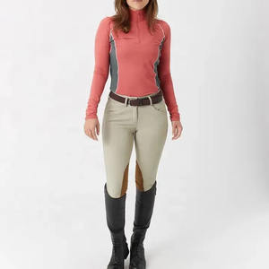 Ropa ecuestre Racing Show Shirt Lady Compresión Top Competición Camisa de equitación Manga corta Camisa de capa base - Product Image 3