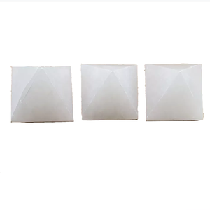 Pyramide de cristal pierre de sélénite naturelle pyramide de cristal de guérison pierre naturelle pierre précieuse agate de guérison pyramides grossiste - Product Image 2