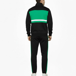 Ensemble de survêtement pour homme en coton 100% noir uni à manches longues, décontracté, à vendre, entièrement personnalisé, dernier design, hiver - Product Image 2