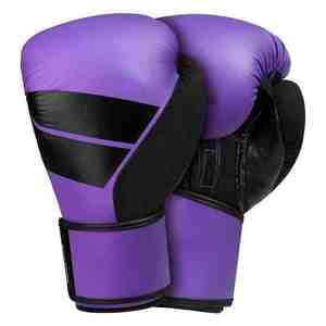 Gants de boxe MMA personnalisables en cuir et polyester pour adultes - Couleur unie, respirants, anti-humidité, fermeture auto-agrippante - Product Image 4