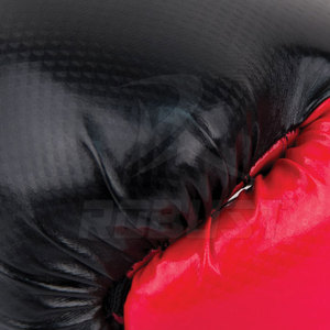 ถุงมือมวยพีวีซีสีพื้นสำหรับผู้ชายแบบมืออาชีพผลิตจากโรงงานตามสั่ง - Product Image 3