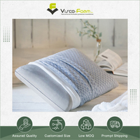 Fabriqué en Espagne Meilleure qualité Orthopédie et usage médical Remplissage en mousse à mémoire de forme 100% Viscoélastique Oreiller en carbone non lavable