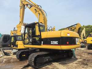 CAT320C d'occasion excavatrice mobile de la terre de 20 tonnes avec la puissance de la capacité 103kw de seau de ³ de la pompe 1.4m - Product Image 5