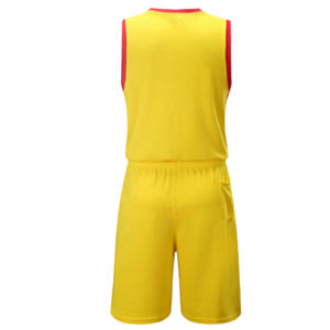 Ensemble de shorts de basket-ball unisexe personnalisés, imprimés par sublimation, respirants, à séchage rapide, évacuant l'humidité, uniformes de basket-ball - Product Image 3
